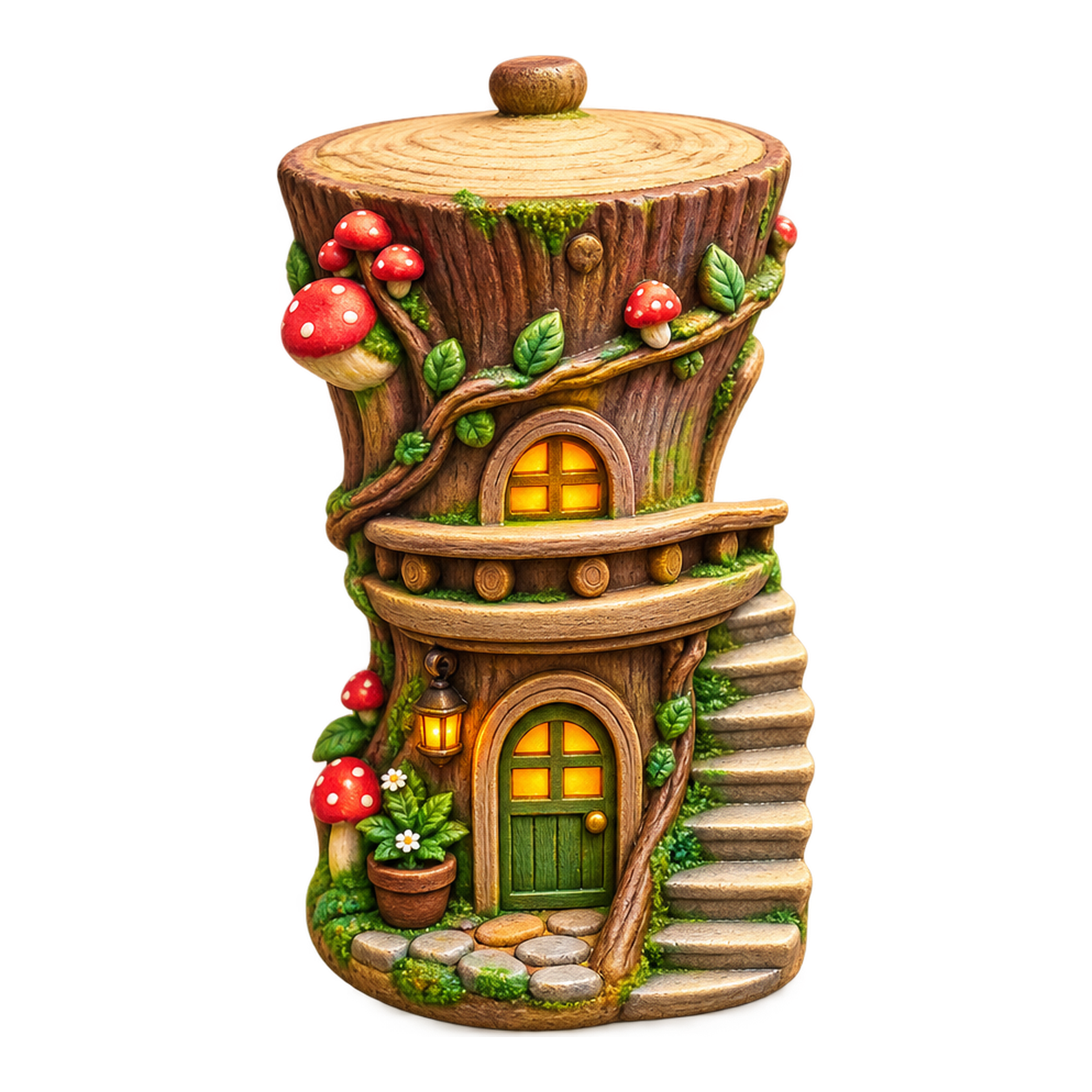 Enchanted Woodland Tower — Painted inspiration — Woodland Glow