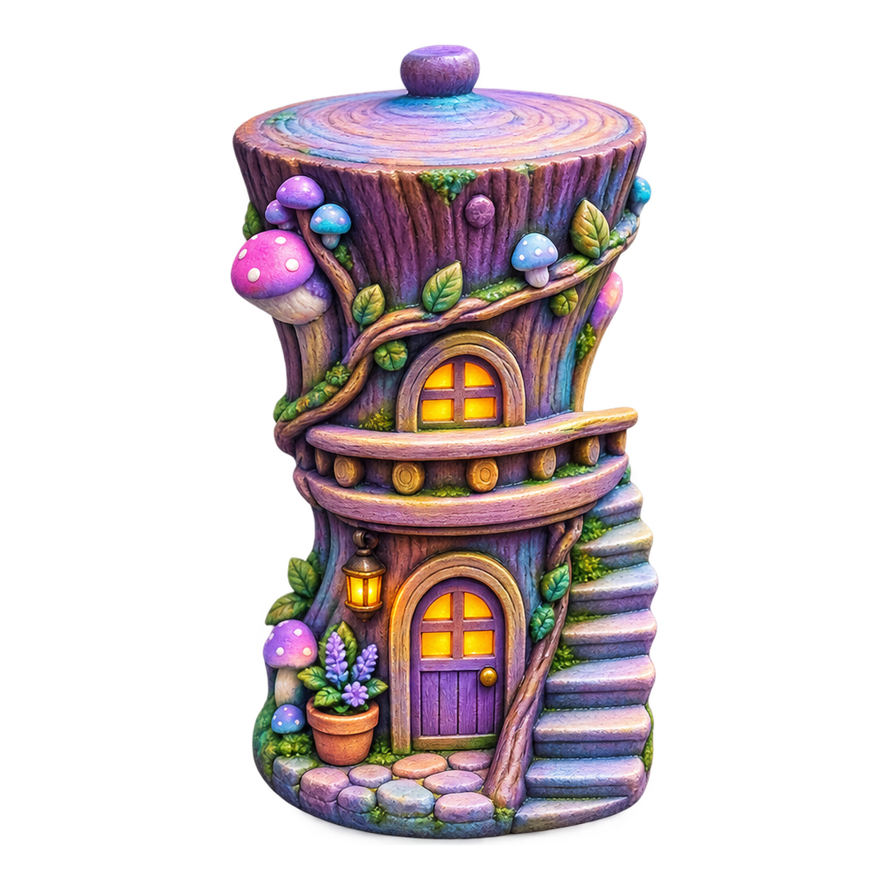 Enchanted Woodland Tower — Painted inspiration — Twilight Fairy