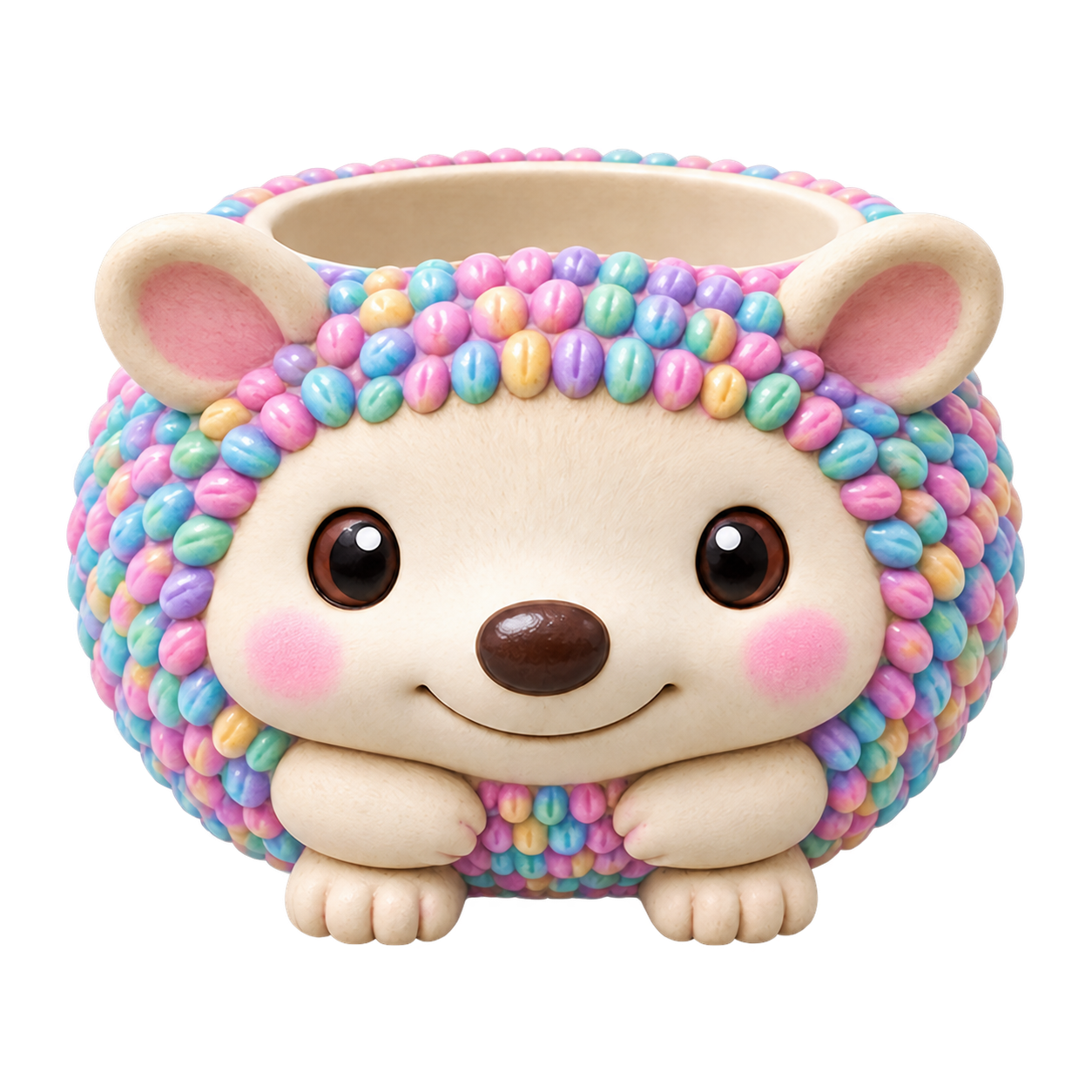 Happy Hedgehog Pot — Painted inspiration — Pastel Sprinkle