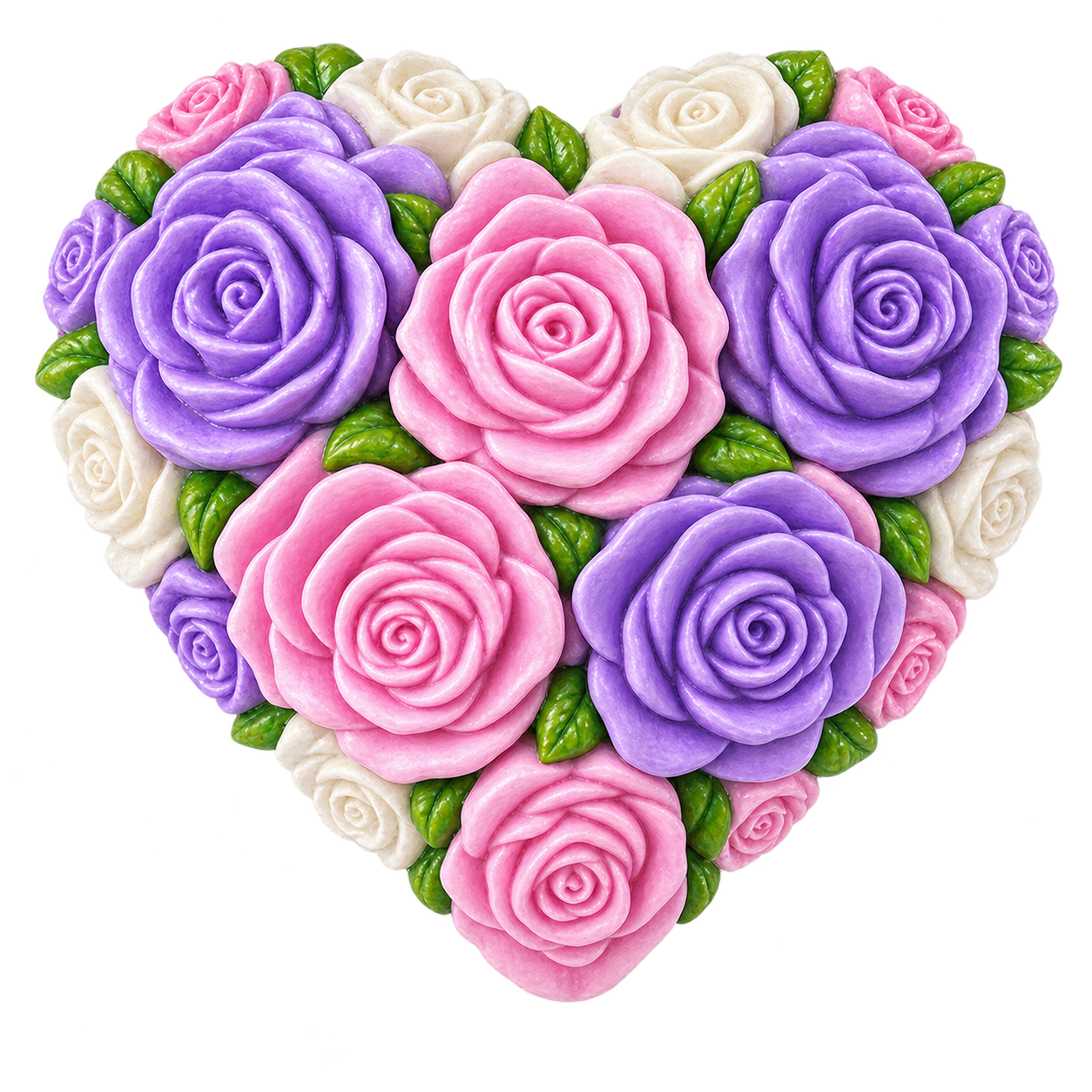 Rose Heart — Painted inspiration — Pastel Rose Garden