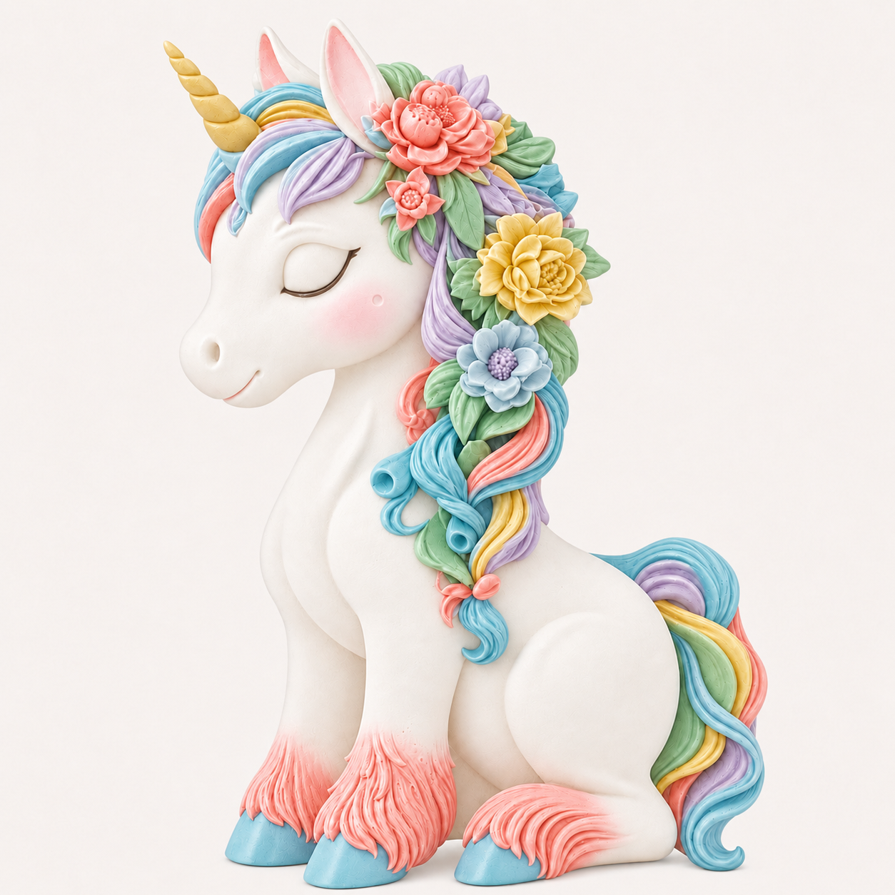 Flower Crown Unicorn — Painted inspiration — Palette 1